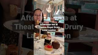 Afternoon tea at Theatre Royal Drury Lane London [upl. by Jb]