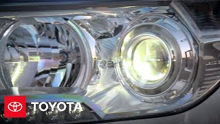 2013 Land Cruiser HowTo Headlights  Toyota [upl. by Guimond977]