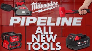 ALL NEW Tools From Milwaukee Pipeline  Tracksaw Drills Power Supply and More [upl. by Sekyere]