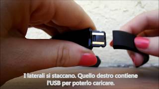 Braccialetto Fitness Tracker Bluetooth 40 DeYoun [upl. by Eelyma]