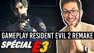 RESIDENT EVIL 2 REMAKE la hype est totale  GAMEPLAY et INFOS  E3 2018 [upl. by Munsey]