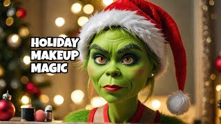 Get Ready for the MOST EPIC Grinch Makeup Tutorial EVER [upl. by Teodoro]