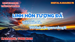 Karaoke Linh Hồn Tượng Đá Tone Nam 78 [upl. by Siuqcram]