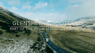 Scotlands Incredibly Scenic Snow Route A93Cairngorms Scotland [upl. by Bust]