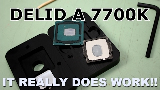 How to Properly Delid a Core i7 7700k [upl. by Llednor688]