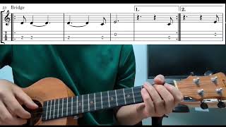 Put Your Head On My Shoulder  Easy Beginner Ukulele Tabs With Playthrough Tutorial Lesson [upl. by Zaslow]