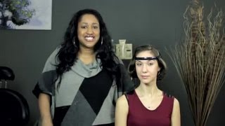 How to Do a Flapper Hairstyle  Hairstyles From a Pro [upl. by Aivekahs]