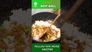 Beef Rolls Eat or Pass  Crispy Rolls with Beef Minced  How to make Beef Minced rolls  Qeema Rolls [upl. by Anippesuig]