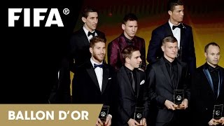 FIFAFIFProTV World XI  2014 Team of the Year [upl. by Deborath]