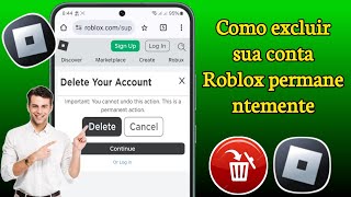 Como excluir sua conta Roblox permanentemente 2024–rápido e fácil [upl. by Allare]