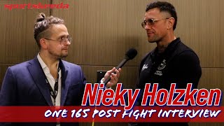 Nieky Holzken quotThis is all about my legacyquot  ONE 165 post fight interview [upl. by Zoie131]