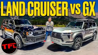 2024 Toyota Land Cruiser vs Lexus GX550 Is the Lexus REALLY Better [upl. by Hedvige]