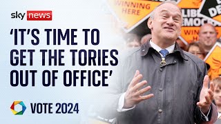 Tory government out of excuses and out of time Lib Dem leader says  Vote 2024 [upl. by Navi881]