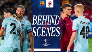 🎞 MATCH RECAP UCL I FC Barcelona 50 R Antwerp FC  UEFA Champions League Game 1  20232024 [upl. by Rebane]