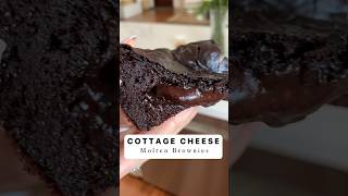 The BEST cottage cheese brownies low carb high protein lowcarb cottagecheese proteindessert [upl. by Candis]