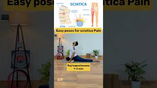 Relieve Sciatica Pain with Yoga Quick amp Effective Poses sciatica yoga shorts [upl. by Gabi673]