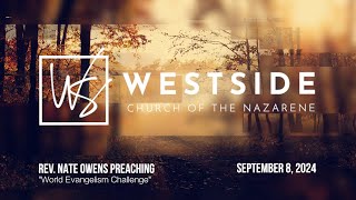 September 8 2024 Sunday 930 AM Service Olathe Westside Nazarene [upl. by Horodko]