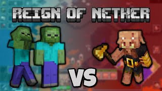 SIKIŞTIRDILAR  MİNECRAFT REİGN OF NETHER  Multiplayer VS [upl. by Baalman921]