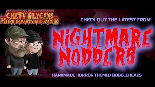 NIGHTMARE NODDERS  Terror Train  handmade horror themed collectables [upl. by Roche]