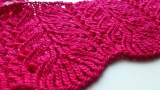 Knit with eliZZZa  Knitting Stitch quotCordially Heartsquot [upl. by Harsho]