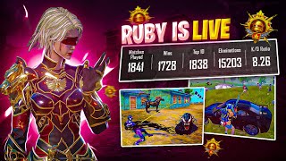 RUBY IS LIVE 🔥 PUBG MOBILE LIVE [upl. by Hauge877]