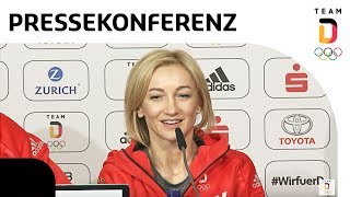 quotBeste Kür meines Lebensquot  Olympiasieger Savchenko und Massot  Pressekonferenz  Team Deutschland [upl. by Means]