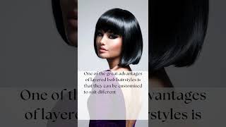 Customizable Layered Bob Hairstyles for Every Face Shape  Perfect Fit for You [upl. by Enyrehtac]