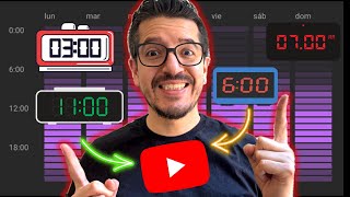 3 Horarios PERFECTOS para Publicar tus Videos de YouTube [upl. by Suillenroc]