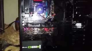 MSI Z97 G45  Intel i7 4970k 44  GTX Phantom 970 Lights but not signal to screen [upl. by Immot210]