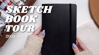 GOUACHE SKETCHBOOK TOUR 🌷 No Talking Relaxing [upl. by Kale]