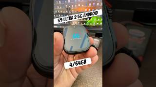 S9 Ultra 2 5G Sim Card Dual Camera Android Smartwatch Black shorts viralvideo trendingshorts [upl. by Siravaj]