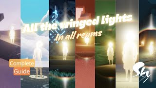 𝙎𝙠𝙮 Cotl All Winged Lights location  All Reams  Updated Version  Beginners Guide  Aleandro [upl. by Ut]