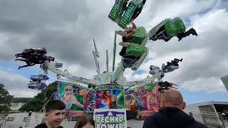 VID Penicuik techno power Taylors of Edinburgh funfair 2024 [upl. by Minerva]