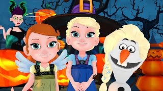 FROZEN JUNIOR  Halloween Party 2018 ▌YOUNG ELSA amp ANNA ▌EPISODE 1 [upl. by Ivo]