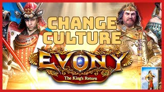 How to Change Culture in Evony 2023 [upl. by Eseekram]