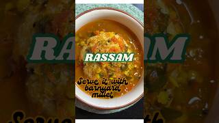 Rassam with barnyard milletA great way to make a nutritious balanced and tasty meal [upl. by Dnomso]