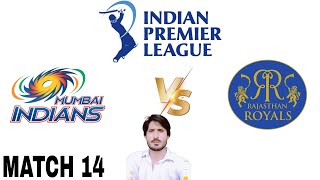 Mumbai Indian v Rajasthan Royal  IPL 2024  Today Match Update  Indian Premier League 2024 [upl. by Nisotawulo691]