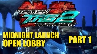 Tekken Tag 2 Midnight Launch Open Lobby 1 [upl. by Ellerd]