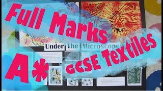 A Textiles GCSE full marks [upl. by Pirri]