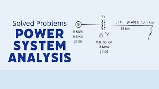 Procedure to Find the Reactance Diagram  Representation of Power System Components  Power System 1 [upl. by Debbi]