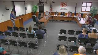 Edwardsburg Public Schools Board of Education Meeting 8723 [upl. by Allisan744]