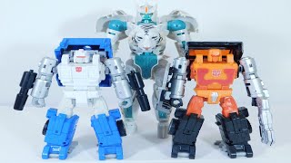 Transformers Kingdom Tigatron amp Road Ranger amp PufferUnboxingFirst Thoughts [upl. by Nwadahs]