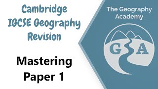 Mastering Paper 1 Cambridge IGCSE Geography Course [upl. by Lenna]