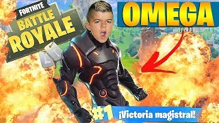 EVOLUCIONANDO A OMEGA EN FORTNITE Squad En PS4 [upl. by Htenaj]