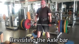 Axle bar deadlifts after 3 years [upl. by Witherspoon]