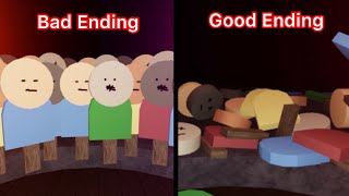 Roblox Glossophobia Both Endings [upl. by Carnay]