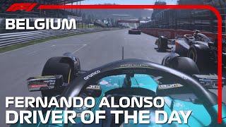 F1 2023 Mod  Fernando Alonso Onboard with Aston Martin Race at Spa Belgian GP  F1 22 [upl. by Godfry]