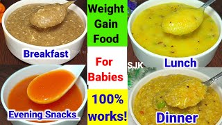 Weight Gaining Baby Food For 10 Months To 25 Years  Baby Food Chart  Healthy Baby Food [upl. by Constanta]