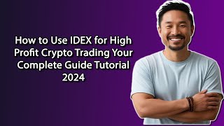 How to Use IDEX for High Profit Crypto Trading Your Complete Guide Tutorial 2024 [upl. by Ahsocin]