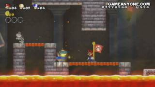 New Super Mario Bros Wii coop walkthrough with commentary Part 20 [upl. by Bassett]